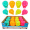 FUN WORLD Theme Party Summerween Skull Decoration, 4 Inches, Assortment, 1 Count 071765168366