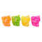 FUN WORLD Theme Party Summerween Skull Votive with Tea Light, Assortment, 1 Count 071765167864