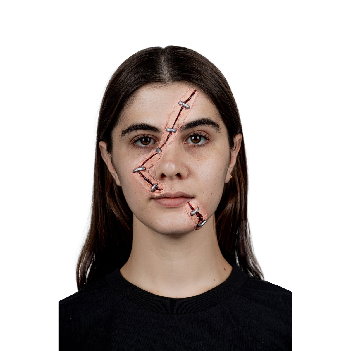 GHOULISH PRODUCTIONS Costume Accessories Stapled for Adults, Luxury Appliance FX 886390258234