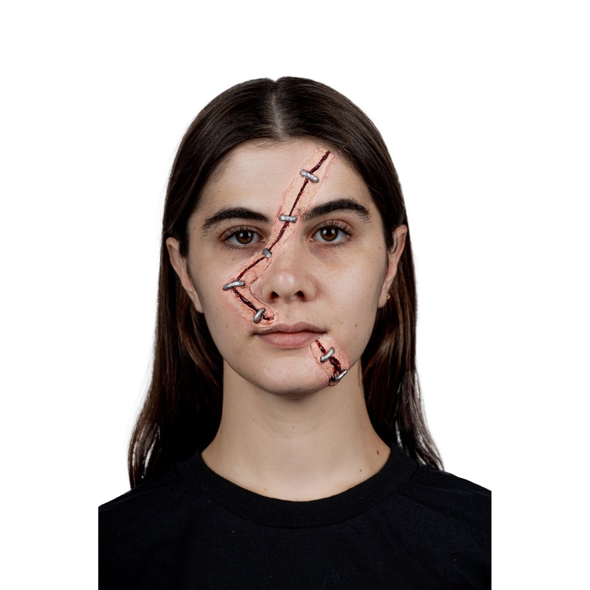 GHOULISH PRODUCTIONS Costume Accessories Stapled for Adults, Luxury Appliance FX 886390258234
