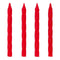 GLOCO ACCENTS INC Cake Supplies Red Glitter Spiral Cake Candles, 24 Count 885093011986