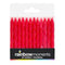 GLOCO ACCENTS INC Cake Supplies Red Glitter Spiral Cake Candles, 24 Count 885093011986