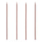 GLOCO ACCENTS INC Cake Supplies Rose Gold Slim Cake Candles, 5.9 Inches, 10 Count 885093012501