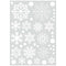 GLOCO ACCENTS INC Christmas Christmas Snowflake Window Cling, 1 Count 885093013911