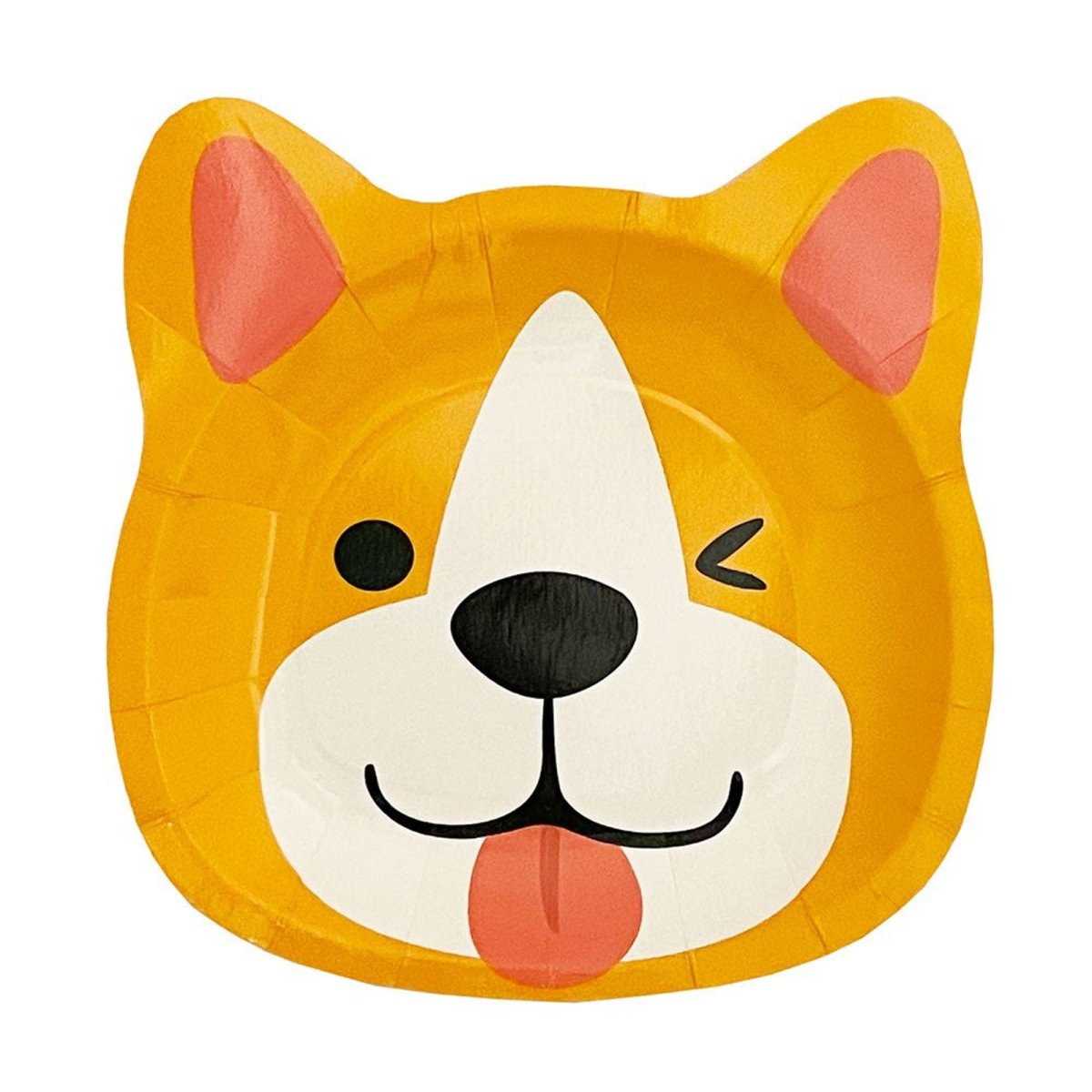 GLOCO ACCENTS INC Kids Birthday Doggo Large Lunch Paper Plates, 8 Inches, 8 Count 885093010392