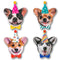 GLOCO ACCENTS INC Kids Birthday Party Dogs Birthday Small Dessert Paper Plates, 7 Inches, 8 Count 885093010972
