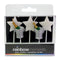 GLOCO ACCENTS INC Theme Party Champagne & Stars Shaped Candles, 5 Count 885093009235