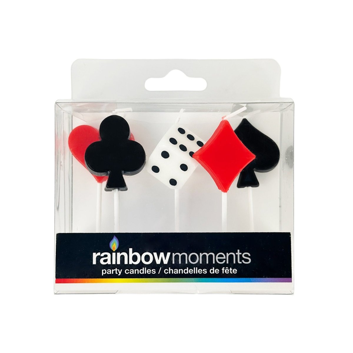 GLOCO ACCENTS INC Theme Party Feeling Lucky Shaped Candles, 5 Count 885093010941