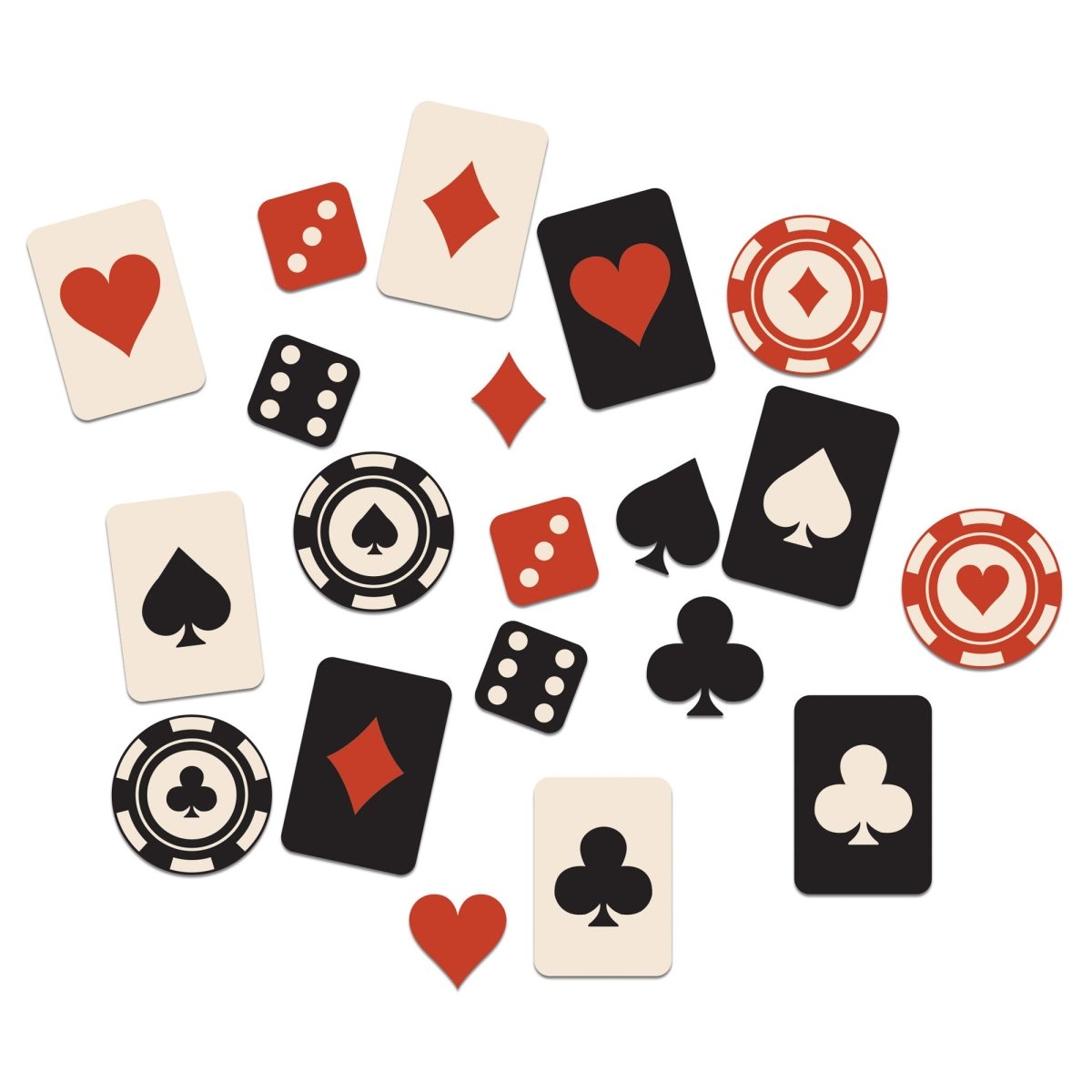 GLOCO ACCENTS INC Theme Party Feeling Lucky Table Scatter, 48 Count 885093013836