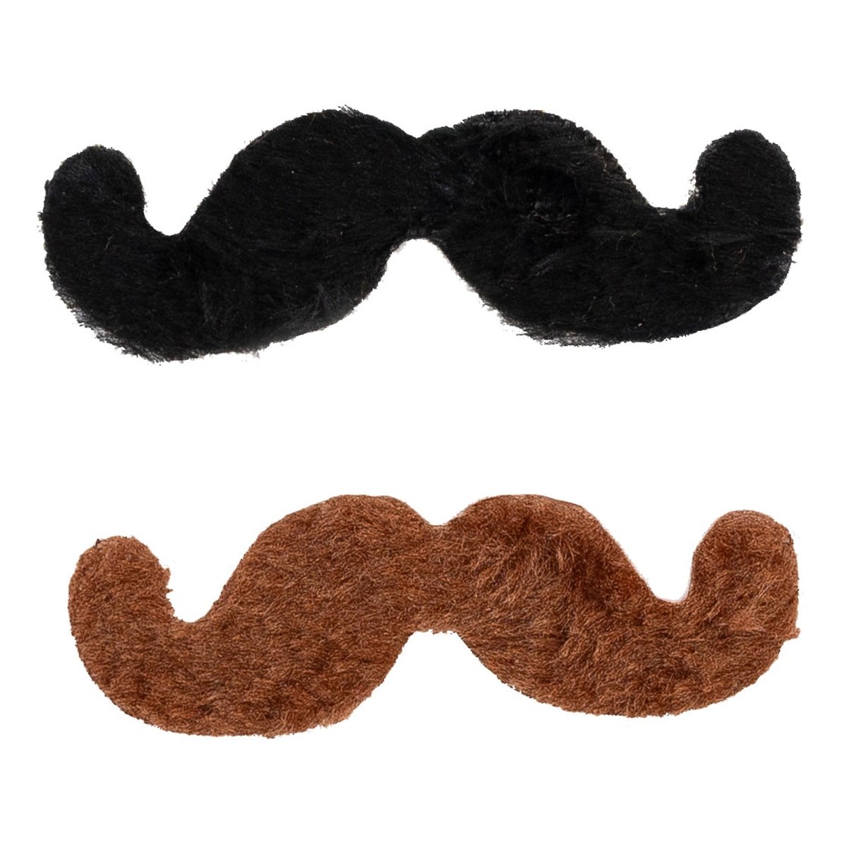 GLOCO ACCENTS INC Theme Party Western Yee Haw Self-Adhesive Moustaches, 10 Count 885093011740