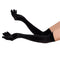 GONG ZHENMING Costume Accessories Black Long Velvet Gloves for Adults 840482506474