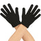 GONG ZHENMING Costume Accessories Black Short Polyester Gloves for Kids 840482506665
