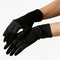 GONG ZHENMING Costume Accessories Black Short Satin Gloves for Adults 840482506641
