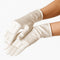 GONG ZHENMING Costume Accessories White Short Satin Gloves for Adults 840482506658