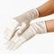 GONG ZHENMING Costume Accessories White Short Satin Gloves for Adults 840482506658
