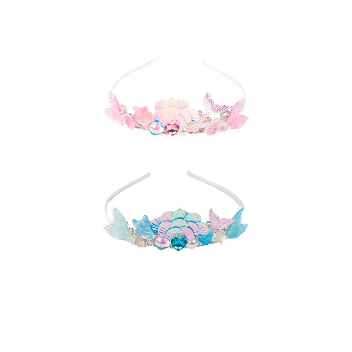 Great Pretenders Costume Accessories Boutique Ocean Jewel Tiara for Kids, 2 count 771877912207