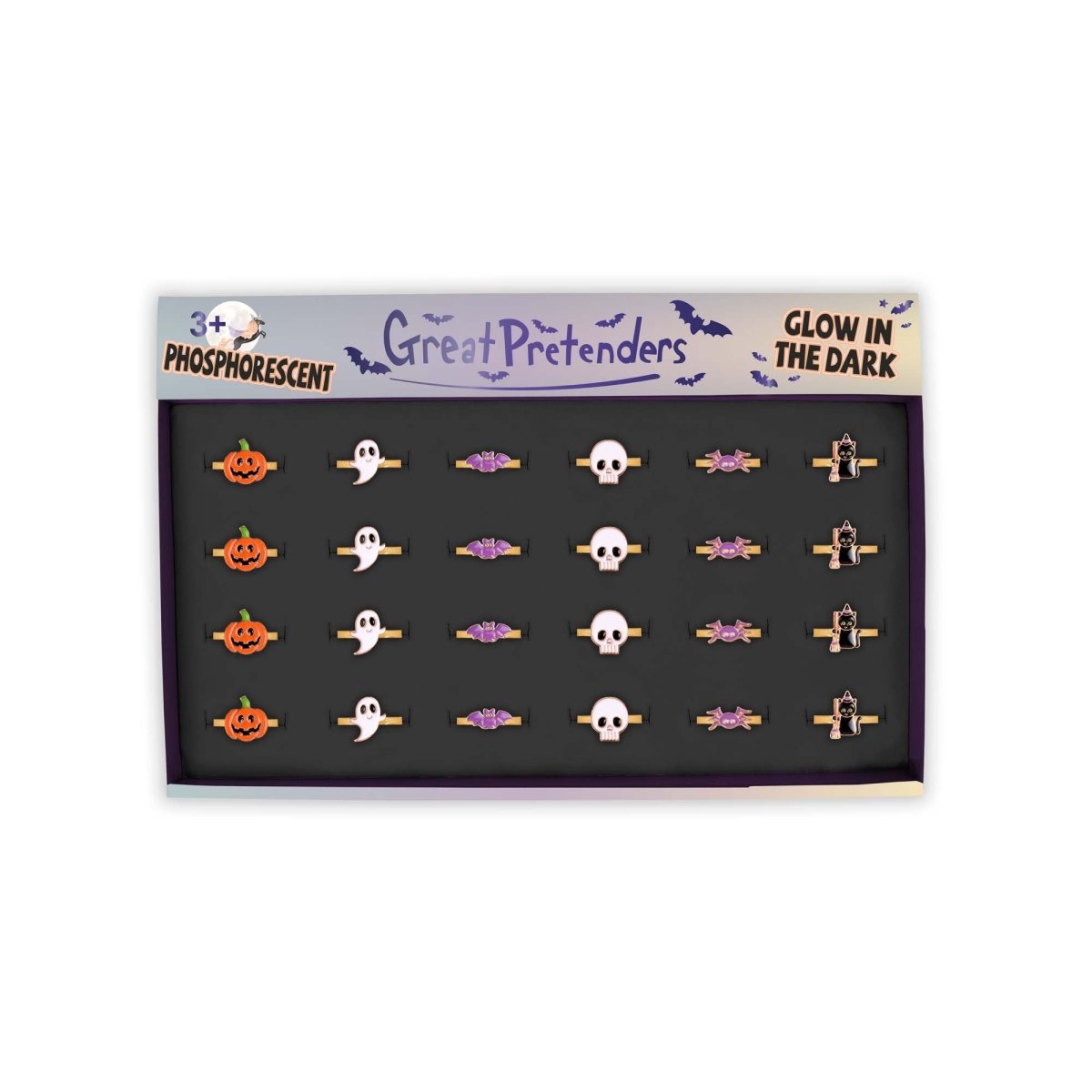 Great Pretenders Halloween Spooky Wooky Halloween Ring for Kids, Assortment, 1 Count