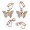 Great Pretenders Impulse Buying Boutique Butterfly Clip on Earrings , 1 Count