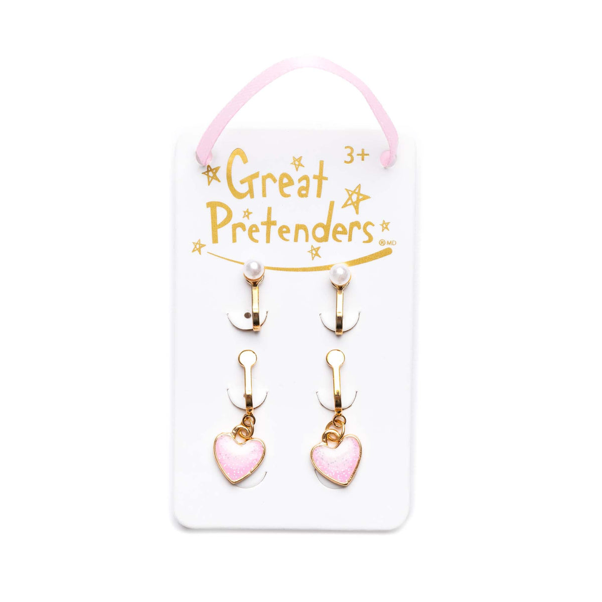 Great Pretenders Impulse Buying Boutique Cute Clip on Earrings , 6 Count
