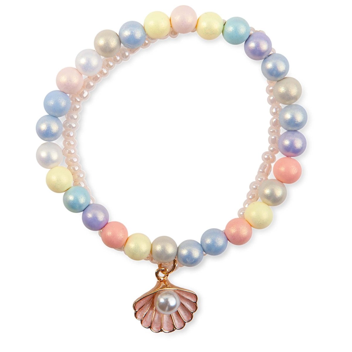 Great Pretenders Impulse Buying Boutique Pastel Shell Bracelet for Kids, 1 Count