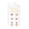 Great Pretenders Impulse Buying Boutique Royal Crown Studded Earrings , 1 Count