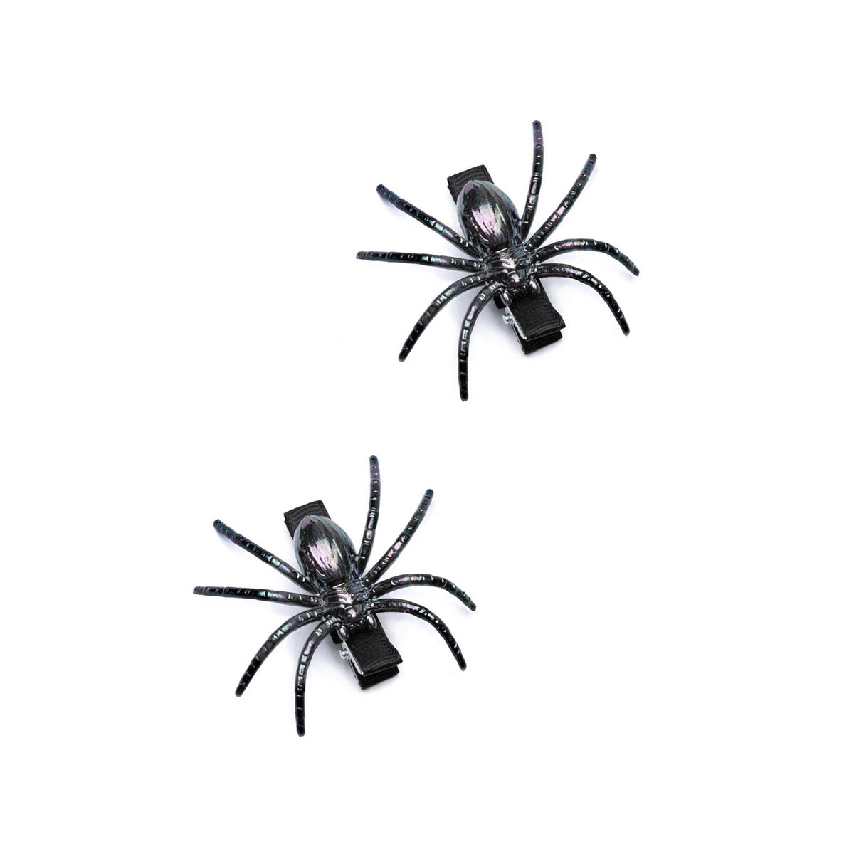 Great Pretenders Impulse Buying Creepy Spiders Hair Clips for Kids, 2 Count 771877880865