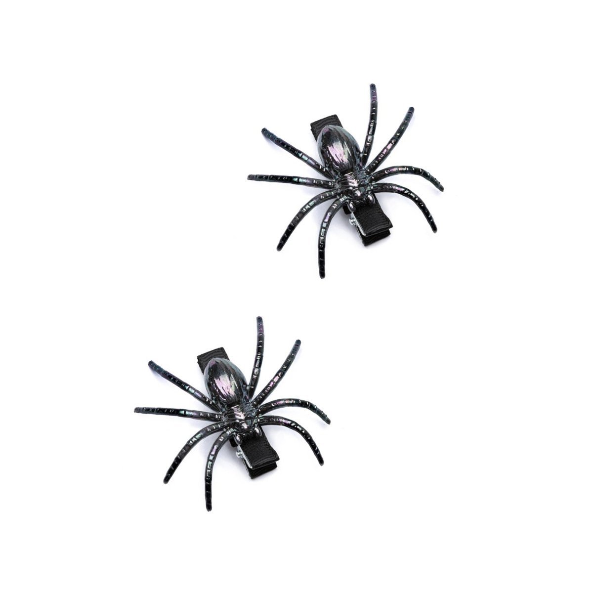 Great Pretenders Impulse Buying Creepy Spiders Hair Clips for Kids, 2 Count 771877880865