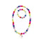 Great Pretenders Impulse Buying Gumball Rainbow Unicorn Necklace and Bracelet Set for Kids