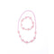 Great Pretenders Impulse Buying Pink Crystal Blooms Necklace And Bracelet Set, 2 count 771877861697