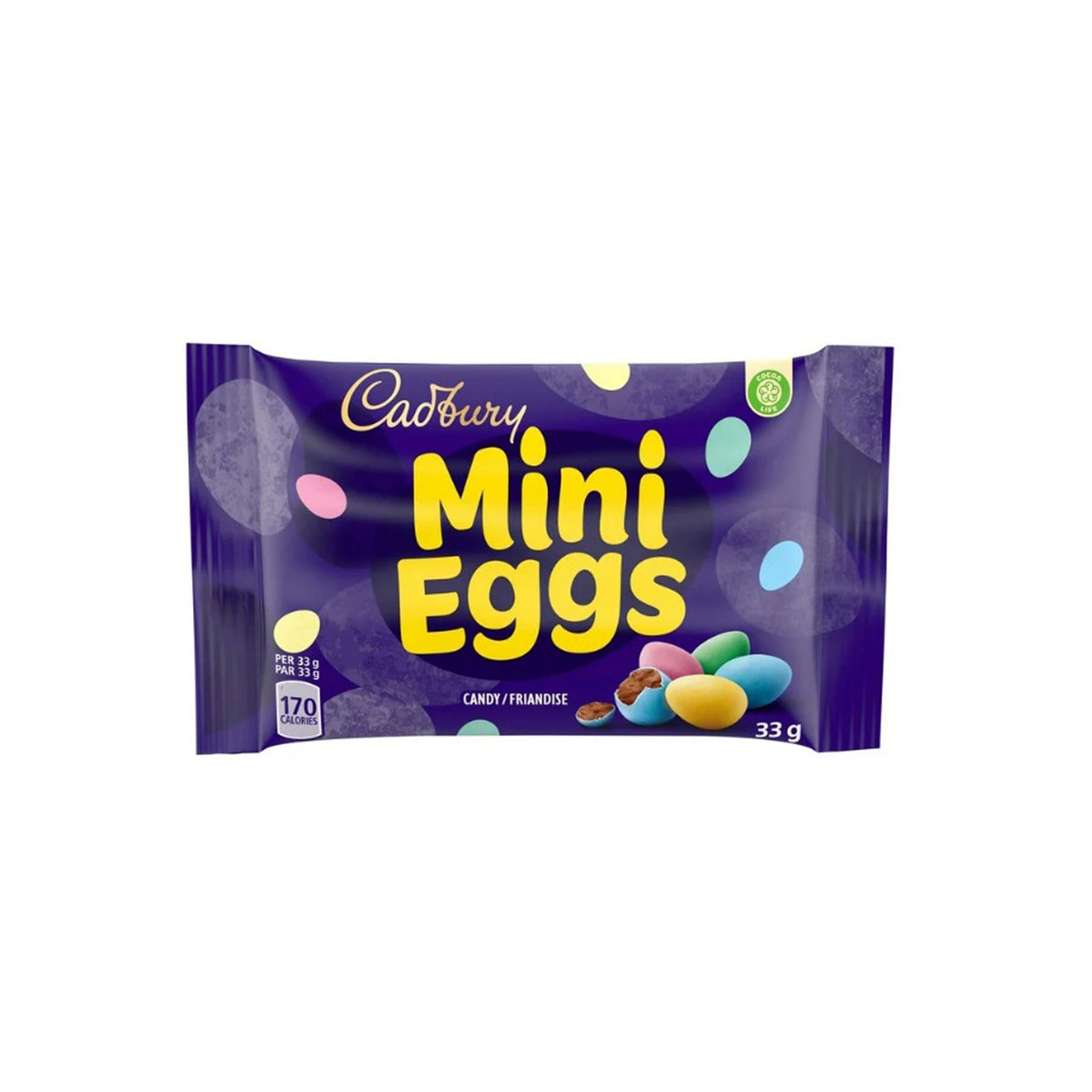 GROUPE BEAUDRY Impulse Buying Cadbury Mini Eggs, 33g, 1 Count 061200012675