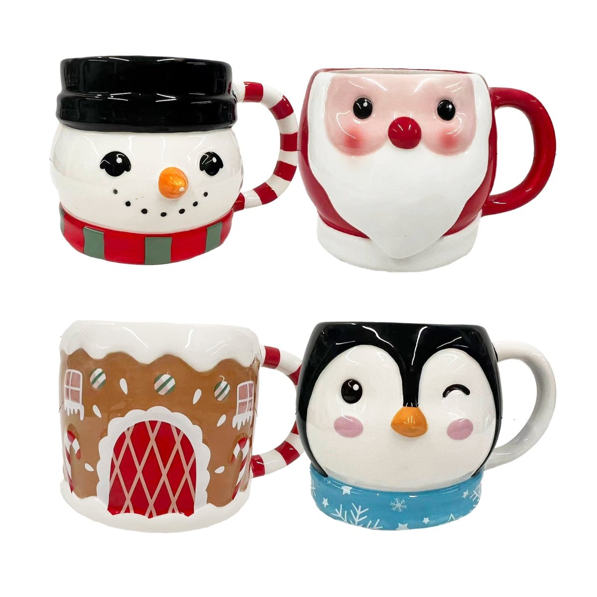 GROUPE RICOCHET Christmas Christmas Mug, Assortment, 1 Count 824464118992