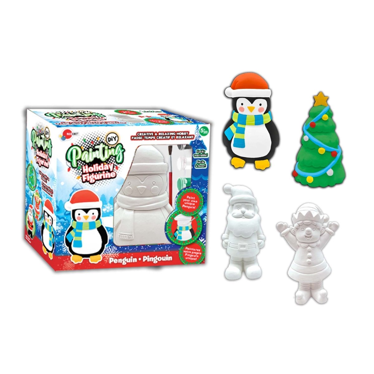 GROUPE RICOCHET Christmas Christmas Painting DIY, Assortment, 1 Count 824464120513