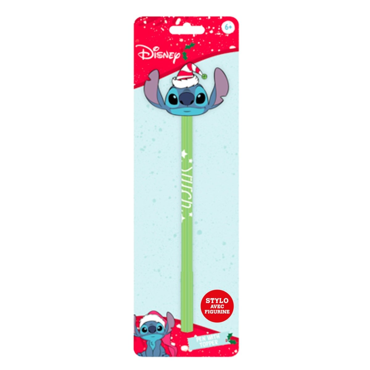 GROUPE RICOCHET Christmas Stitch Xmas Pen with Shaped Topper, Disney, 1 Count