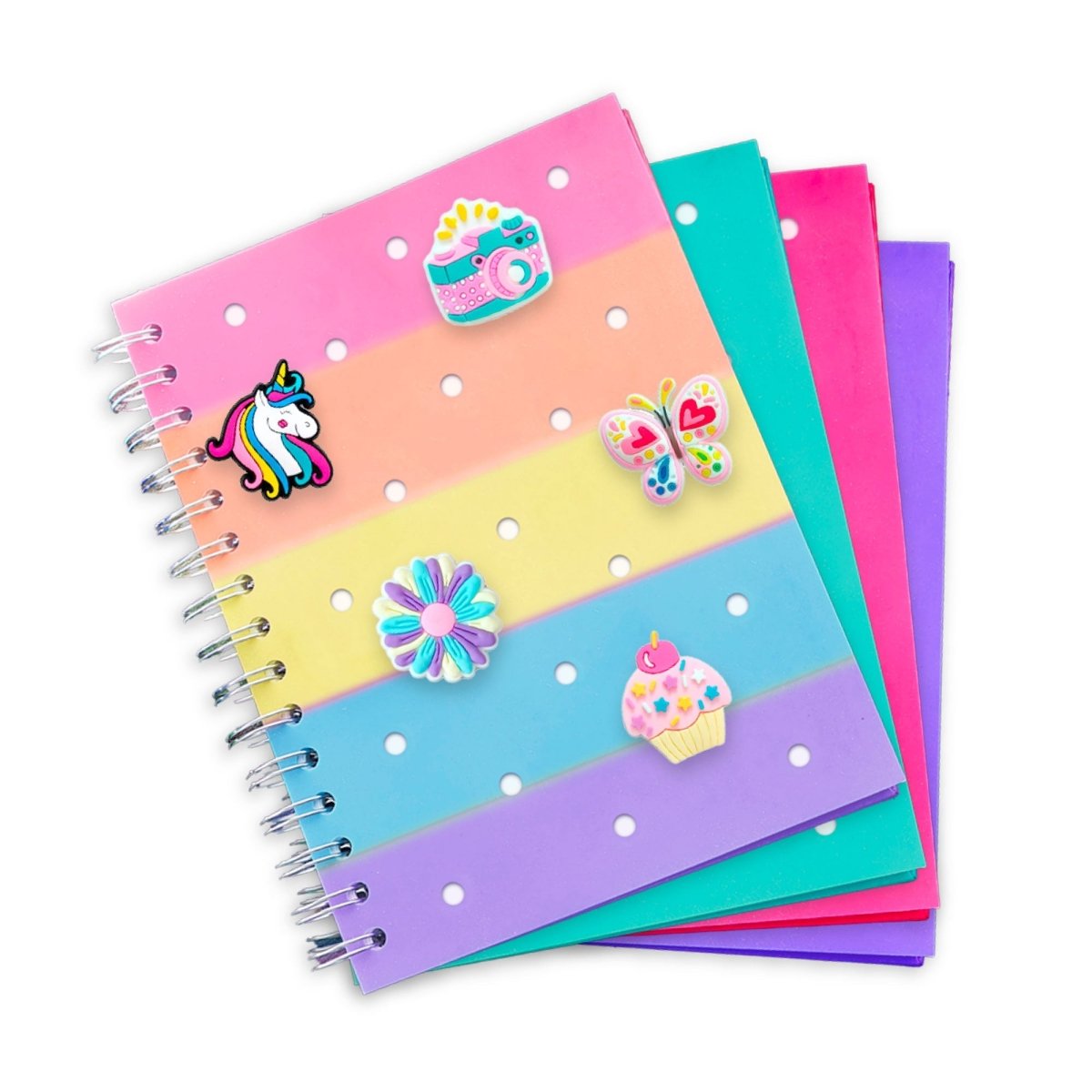 GROUPE RICOCHET Impulse Buying Charm'z Note Book, Assortment, 1 Count 824464124122