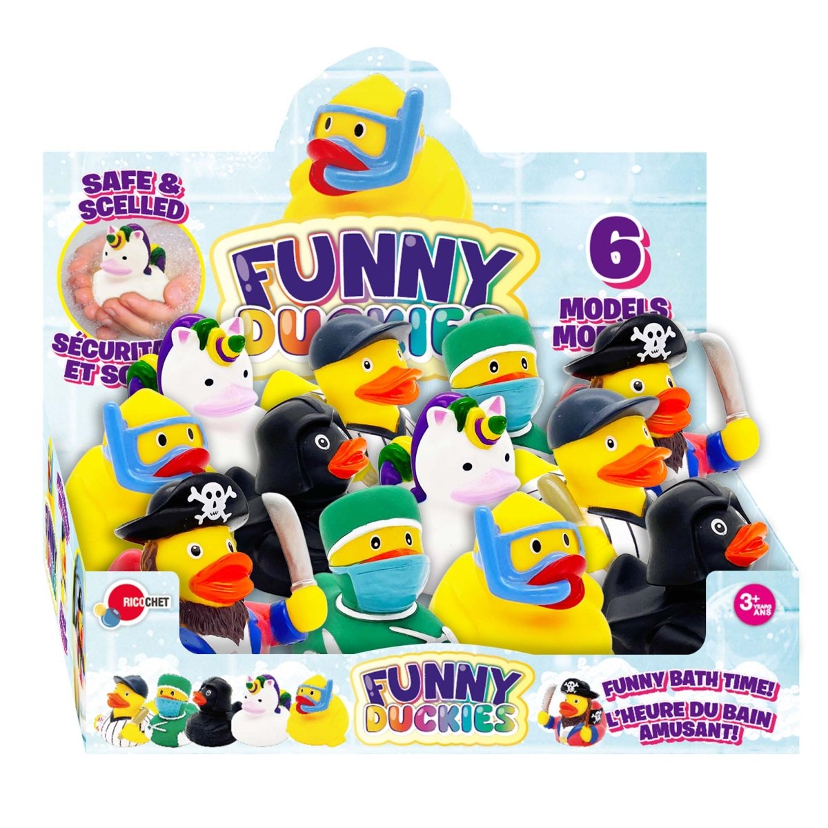 Funny Rubber Duck, Assortment, 1 Count | Party Expert