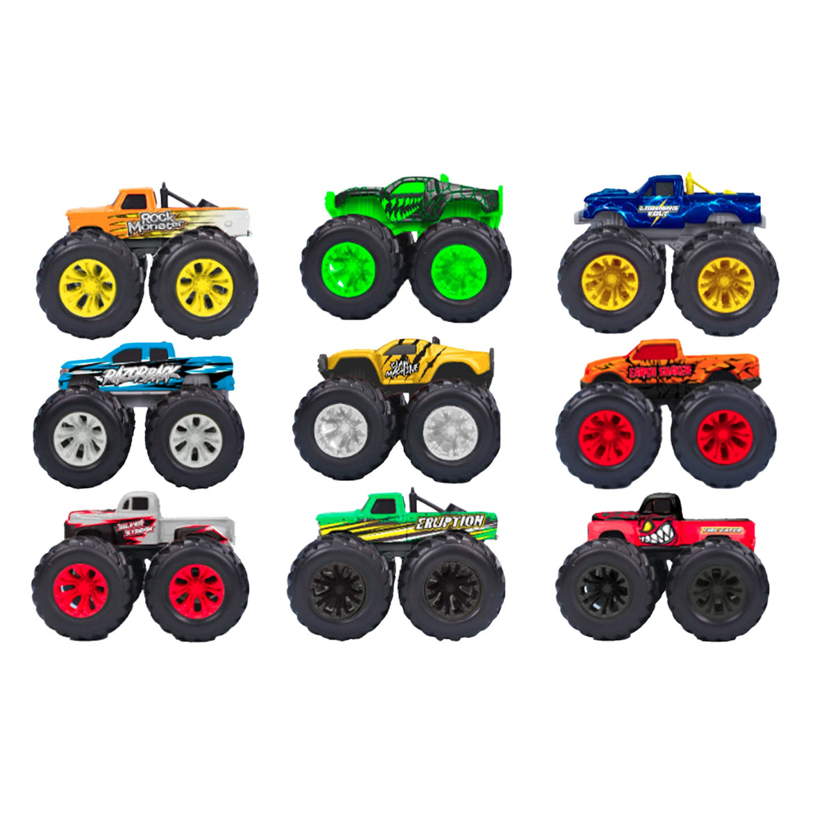 GROUPE RICOCHET Impulse Buying Maistro Dirt Monster, 3 Inches, Assortment, 1 count 824464125044