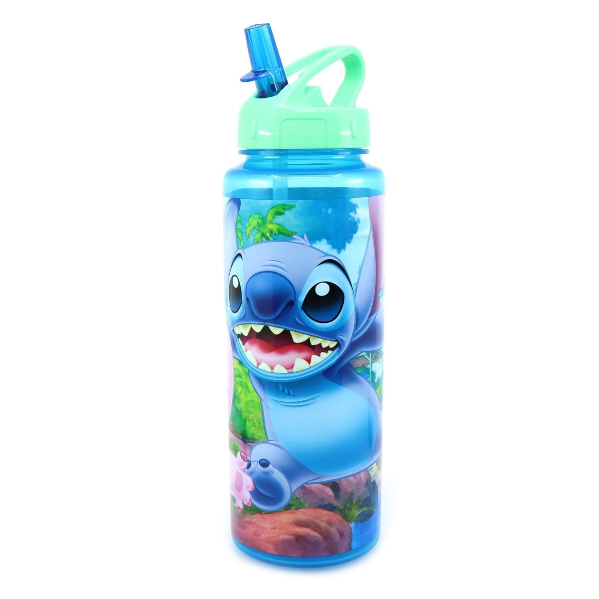GROUPE RICOCHET Kids Birthday Stitch & Angel Water Bottle, Disney, 30 Oz, 1 Count 766169310267