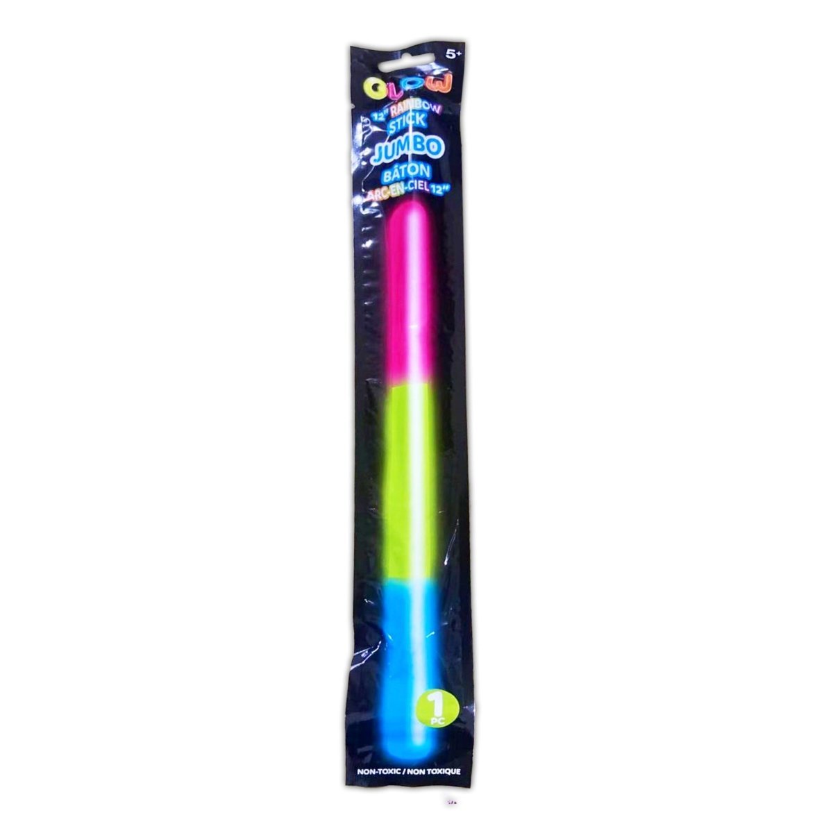 GROUPE RICOCHET Party Supplies Glow Stick Rainbow, 12 Inches, 1 Count 824464118633