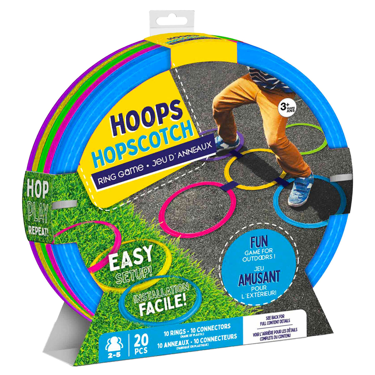 GROUPE RICOCHET Summer Hopscotch Ring Game, 1 Count 824464107408