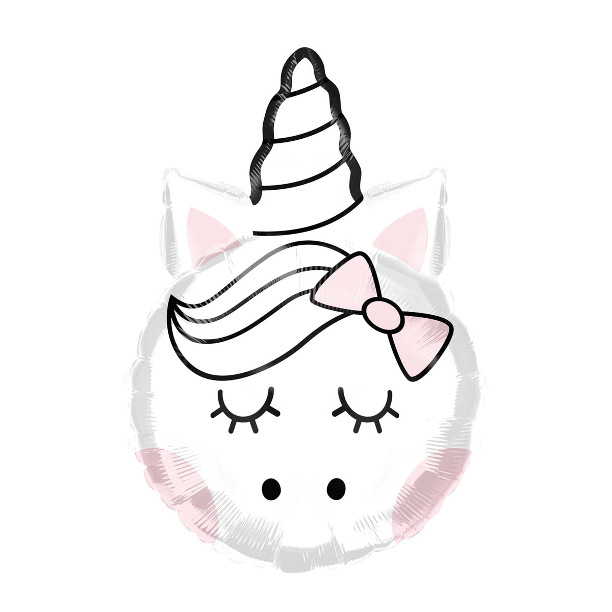 Guangzhou Mei Qi Ai Garment Co., Ltd. Balloons Kawaii Unicorn Supershape Foil Balloon, 20 Inches, 1 Count 810077659960