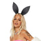 H M NOUVEAUTE LTEE Costume Accessories Leatherlike Bunny Headband for Adults, 1 Count