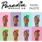 H M NOUVEAUTE LTEE Costume Accessories Mehron Paradise Makeup AQ Palette, 8 Pastel Colours, 1 Count 764294582986