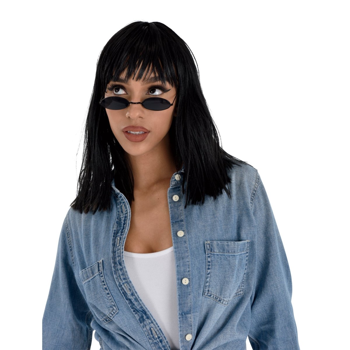 HALLOWEEN COSTUME CO. Costume Accessories 90s Mini Ovals Glasses, 1 Count