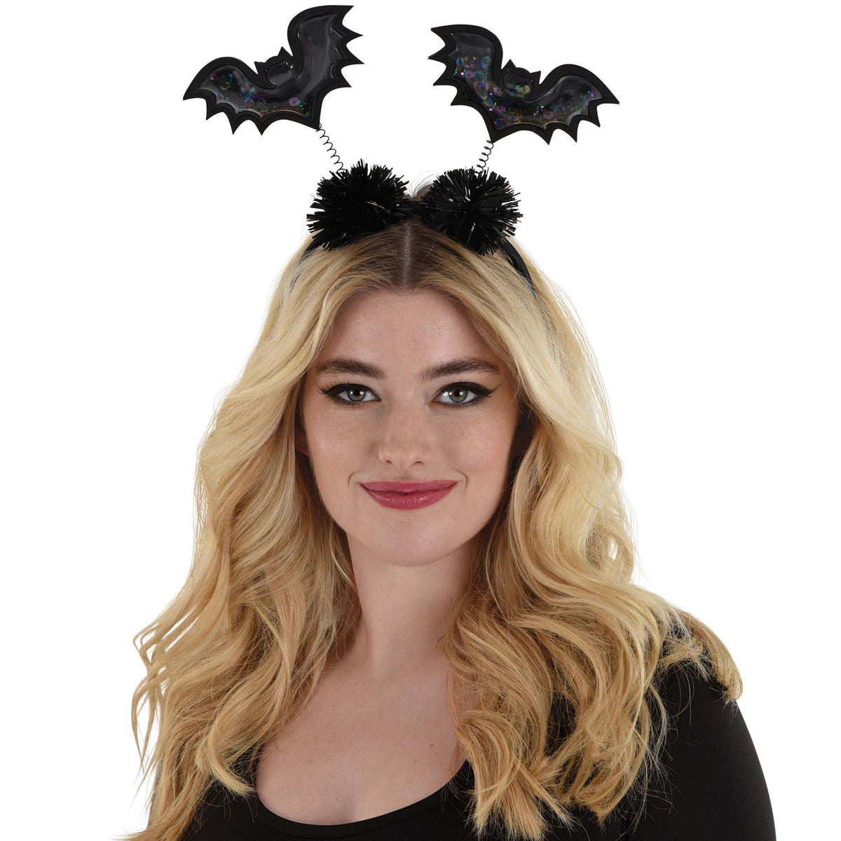 HALLOWEEN COSTUME CO. Costume Accessories Black Bats Shaker Headbopper for Adults 192937409886