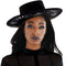 HALLOWEEN COSTUME CO. Costume Accessories Black Modern Witch Hat for Adults 192937386996