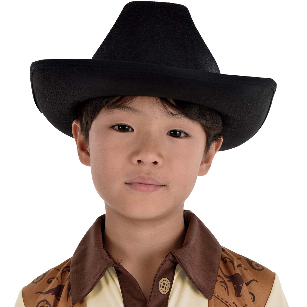 HALLOWEEN COSTUME CO. Costume Accessories Black Western Cowboy Hat for Kids
