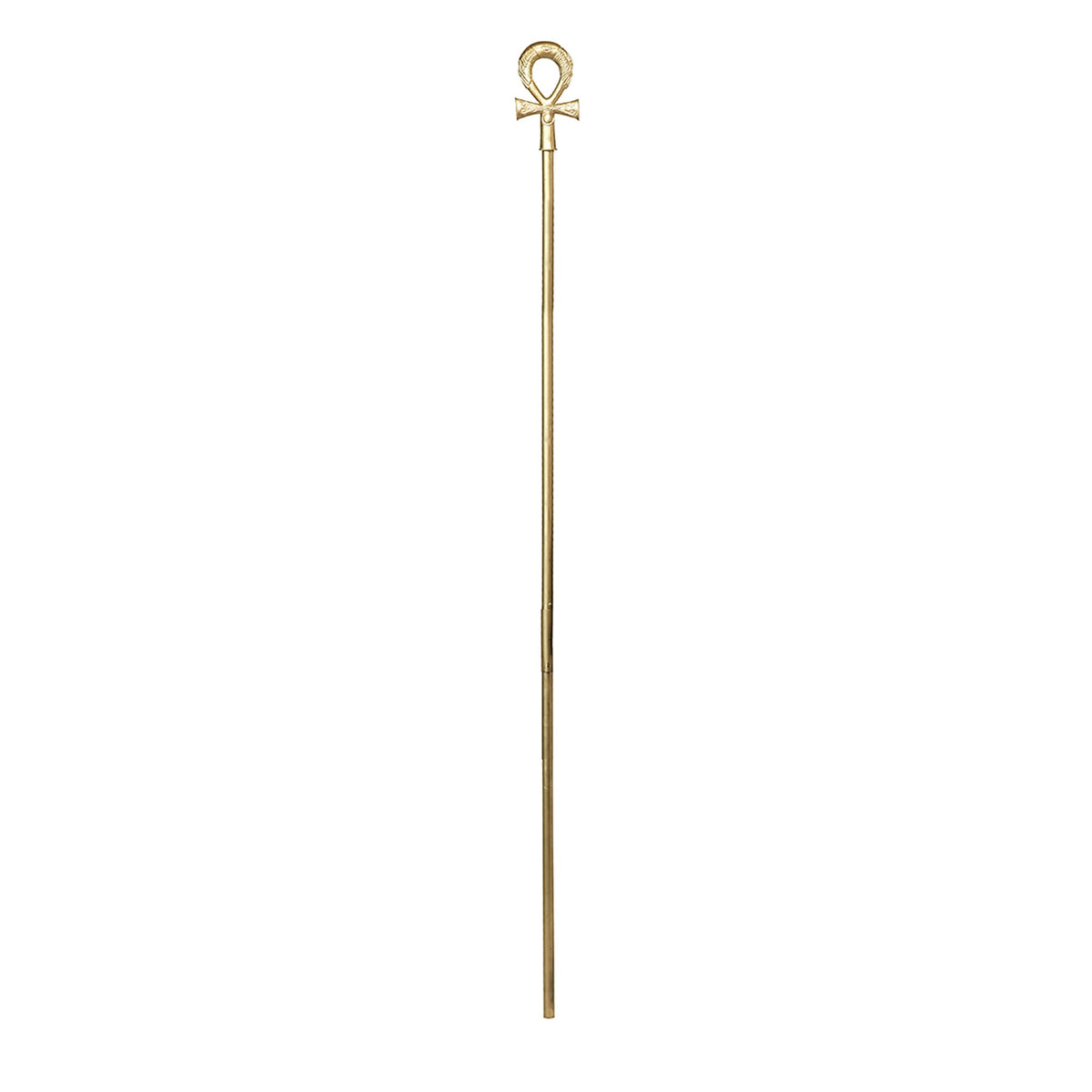 HALLOWEEN COSTUME CO. Costume Accessories Gold Egyptian Staff, 66 Inches, 1 Count