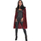 HALLOWEEN COSTUME CO. Costume Accessories Gothic Vampire Cloak for Adults, Black and Red Cloak 192937388723