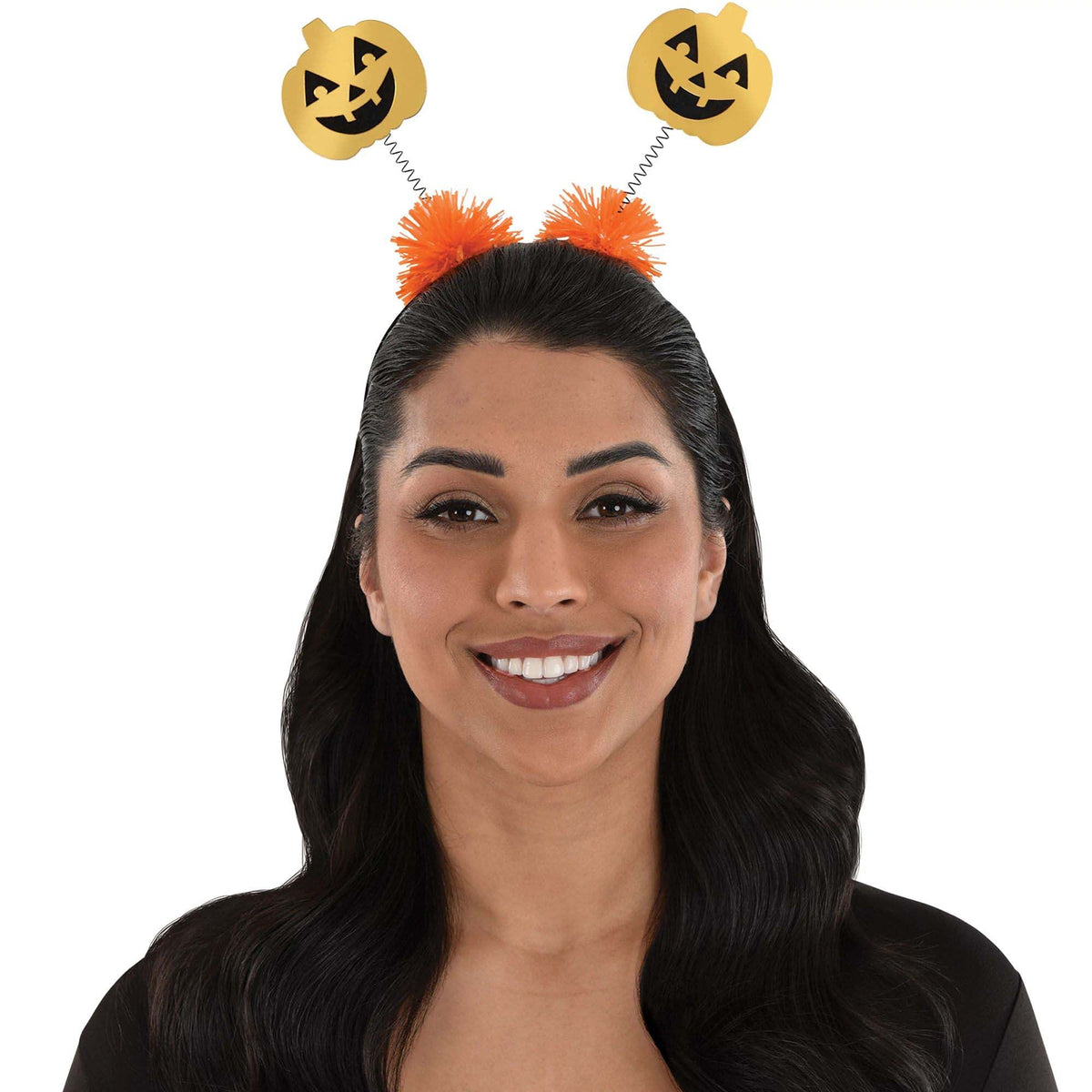 HALLOWEEN COSTUME CO. Costume Accessories Orange Pumpkins Headbopper for Adults 192937340011