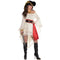 HALLOWEEN COSTUME CO. Costume Accessories Pirate Dress for Plus Size Adults, White Dress